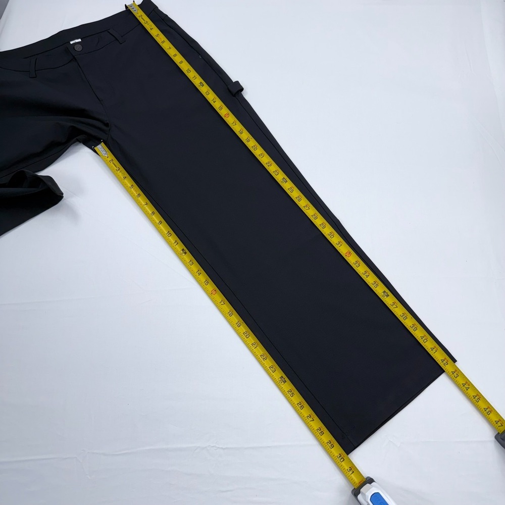 NWT Fabletics The Don Baggy Carpenter Pant Mens 34x30 Relaxed Straight Leg Black - Picture 5 of 8
